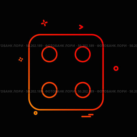 Dice icon design vector. Стоковая иллюстрация, агентство Ingram Publishing / Фотобанк Лори