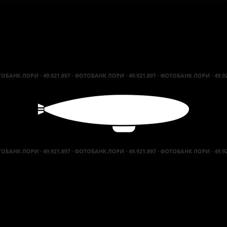 Dirigible it is white icon .. Dirigible it is white icon . Flat style . Стоковая иллюстрация, агентство Ingram Publishing / Фотобанк Лори