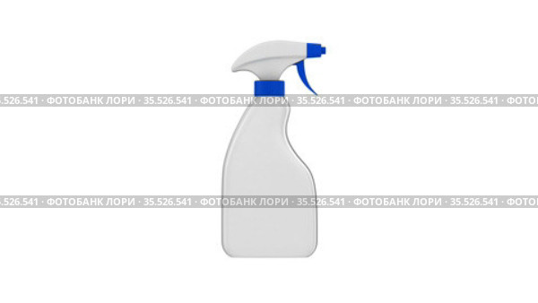 Disinfectant spray on white background. Isolated 3d render. Стоковая анимация, аниматор Ильин Сергей / Фотобанк Лори