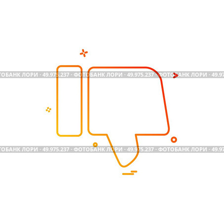 Dislike icon design vector . Стоковая иллюстрация, агентство Ingram Publishing / Фотобанк Лори