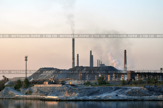 Днепродзержинск, Завод на Днепре. Стоковое фото, фотограф Безрукова Ирина / Фотобанк Лори