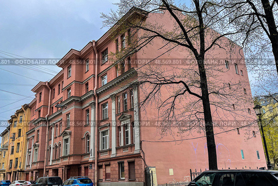 Доходный дом К. Г. Чубакова. Санкт-Петербург, улица Полозова, дом 3. Редакционное фото, фотограф Регина Ерофеева / Фотобанк Лори