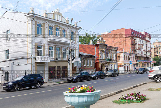 Доходный дом Соломона Гринберга. Город Самара (2021 год). Редакционное фото, фотограф Владимир Макеев / Фотобанк Лори