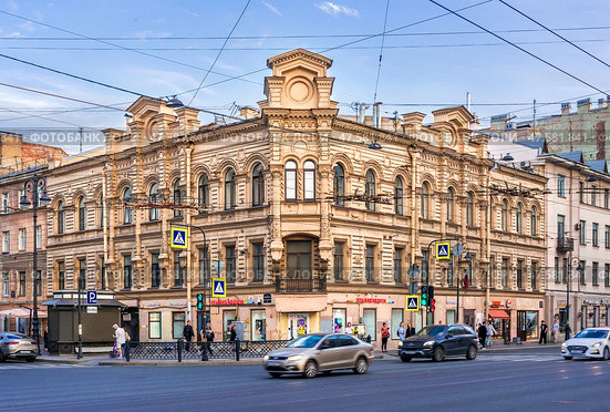 Доходный дом Тупиковых, Литейный проспект, Санкт-Петербург. Редакционное фото, фотограф Baturina Yuliya / Фотобанк Лори