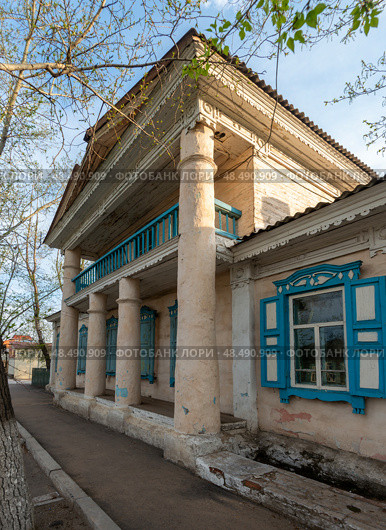 Дом Чехова в Нерчинске, Забайкальский край (2019 год). Редакционное фото, фотограф Геннадий Соловьев / Фотобанк Лори