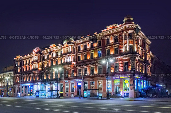 Дом Демидовых, Невский проспект, Санкт-Петербург. Редакционное фото, фотограф Baturina Yuliya / Фотобанк Лори