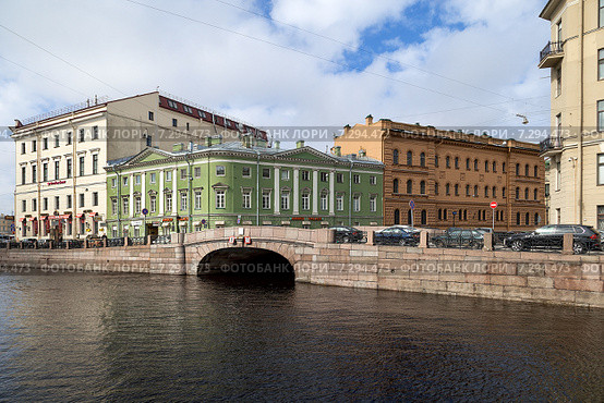 Дом графа А. А. Аракчеева. Второй Зимний мост (2013 год). Редакционное фото, фотограф Валентина Качалова / Фотобанк Лори