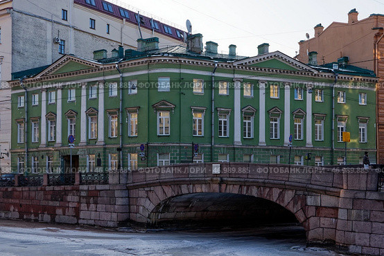 Дом графа Алексея Андреевича Аракчеева, 1799. Архитектор Фёдор Иванович Демерцов. Санкт-Петербург, набережная реки Мойки, 35. Редакционное фото, фотограф Александр Селезнев / Фотобанк Лори