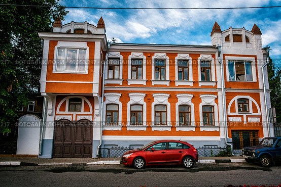 Дом И.М. Грибкова на Верхне-Волжской набережной в Нижнем Новгороде (2021 год). Редакционное фото, фотограф Илья Старков / Фотобанк Лори