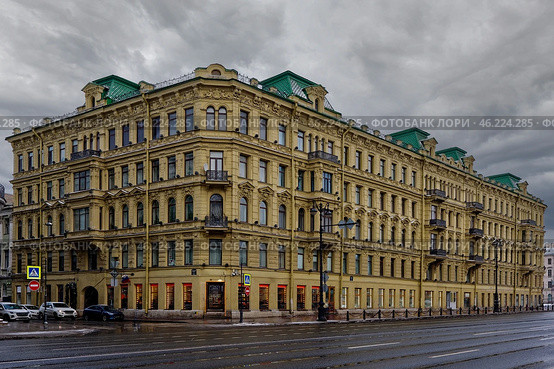 Дом купца Шарова. Невский проспект, 66. Редакционное фото, фотограф Александр Селезнев / Фотобанк Лори