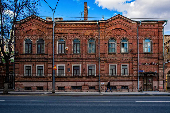 Дом пароходного общества "Дружина" (2024 год). Редакционное фото, фотограф Илья Старков / Фотобанк Лори