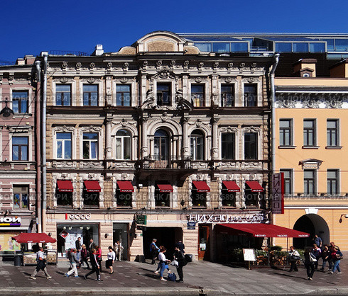 Дом Яковлевых. Невский проспект, 112. Санкт-Петербург (2013 год). Редакционное фото, фотограф Сергей Афанасьев / Фотобанк Лори