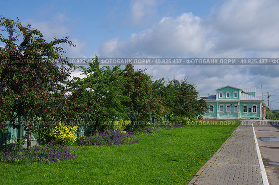Домик Куприна в городе Коломне (2023 год). Редакционное фото, фотограф Natalia Sidorova / Фотобанк Лори