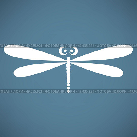 Dragonfly icon. Стоковая иллюстрация, агентство Ingram Publishing / Фотобанк Лори