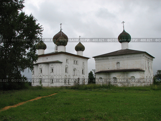 Древние церкви г. Каргополя (2008 год). Стоковое фото, фотограф Беляева Наталья / Фотобанк Лори