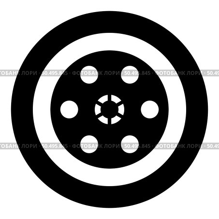 Drum of revolver russian roulette cylinder pistol handgun icon in circle round black color vector illustration image solid outline style simple. Drum of revolver russian roulette cylinder pistol handgun icon in circle round black color vector illustration image solid outline style. Стоковая иллюстрация, агентство Ingram Publishing / Фотобанк Лори