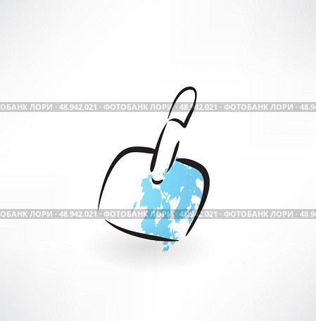 dustpan grunge icon. Стоковая иллюстрация, агентство Ingram Publishing / Фотобанк Лори