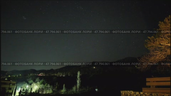 Движение звезд. Стоковое видео, видеограф Евгений Терещенко / Фотобанк Лори