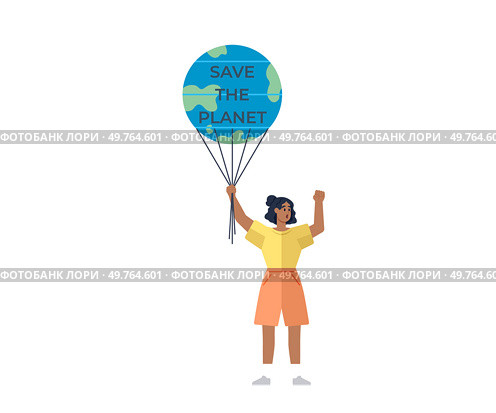 Eco activism vector illustration. Climate change bows to strength eco activism, force refuses to surrender to global warming The eco activism concept is quilt, stitching together patches international. Eco activism. Eco activists are architects global conservation, constructing bridges to sustainable future. Стоковая иллюстрация, агентство Ingram Publishing / Фотобанк Лори