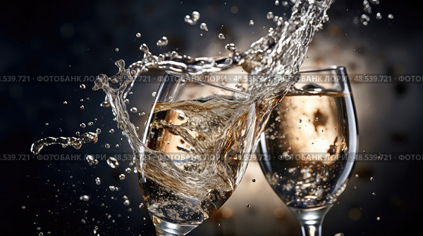 effervescent bubbly water ai generated. Стоковое AI-изображение, AI-художник Vectorwin / Фотобанк Лори