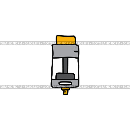 electric cigarette vapor atomizer tank vector art. electric cigarette vapor atomizer tank. Стоковая иллюстрация, агентство Ingram Publishing / Фотобанк Лори