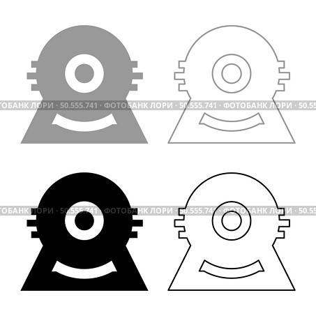 Electric motor electromotor engine industrial set icon grey black color vector illustration image simple solid fill outline contour line thin flat style. Electric motor electromotor engine industrial set icon grey black color vector illustration image solid fill outline contour line thin flat style. Стоковая иллюстрация, агентство Ingram Publishing / Фотобанк Лори