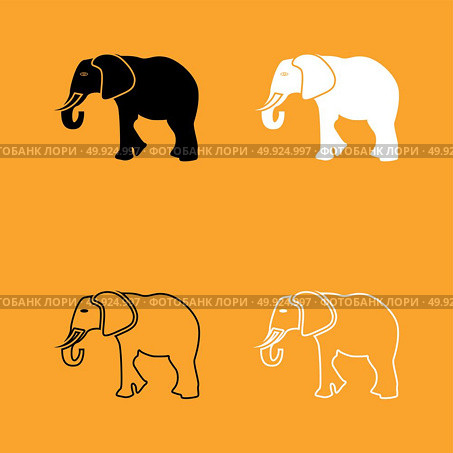 Elephant icon . Стоковая иллюстрация, агентство Ingram Publishing / Фотобанк Лори