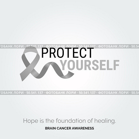 Empowering Warriors with a Hopeful Background Brain Cancer. Стоковая иллюстрация, агентство Ingram Publishing / Фотобанк Лори