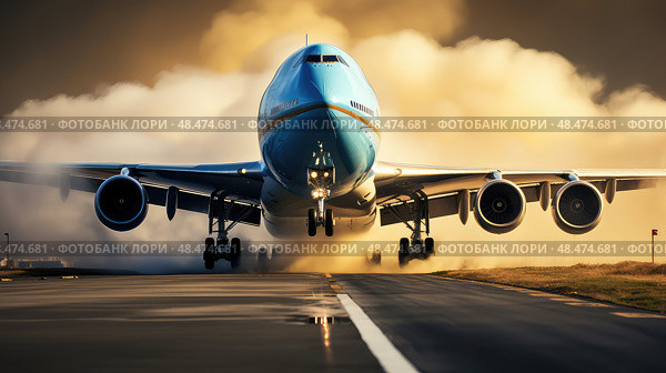 engines aerospace airplane ai generated. Стоковое AI-изображение, AI-художник Vectorwin / Фотобанк Лори