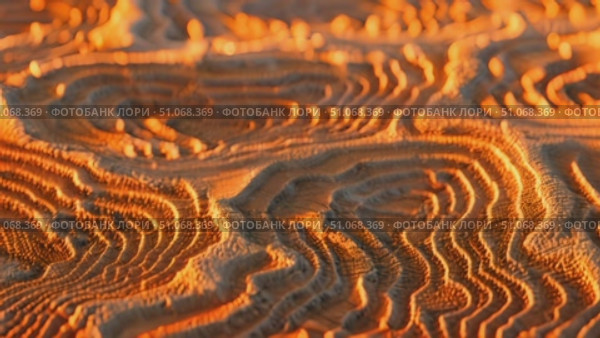 Explore a detailed and intricate sand pattern up close, showcasing the mesmerizing natural design and texture. Стоковое AI-видео, аниматор Данила Большаков / Фотобанк Лори