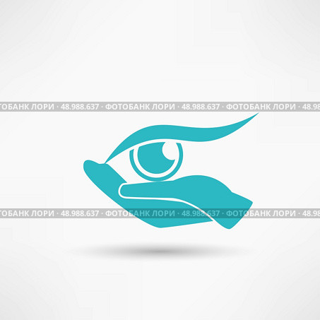 Eye Protection or Eye Doctor Concept Illustration. Стоковая иллюстрация, агентство Ingram Publishing / Фотобанк Лори