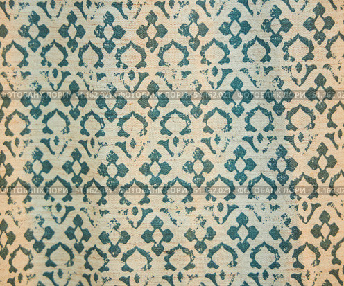 Fabric tapestry with oriental traditional pattern. Textures for design. Стоковое фото, фотограф Наталия Кирсанова / Фотобанк Лори