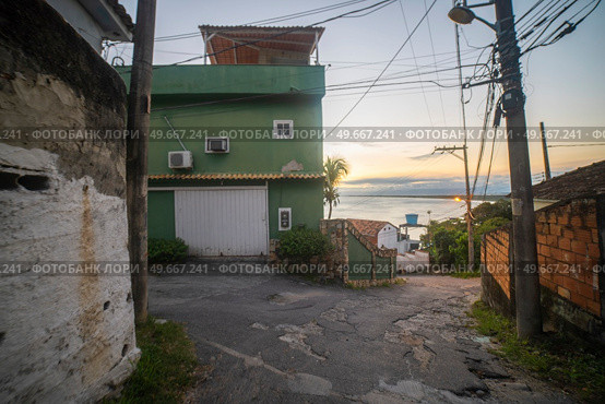 Favelas in the city of Rio de Janeiro. A place where poor people live. Brazil. Стоковое фото, агентство Ingram Publishing / Фотобанк Лори