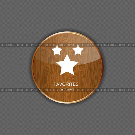 Favourites wood application icons vector illustration. Стоковая иллюстрация, агентство Ingram Publishing / Фотобанк Лори