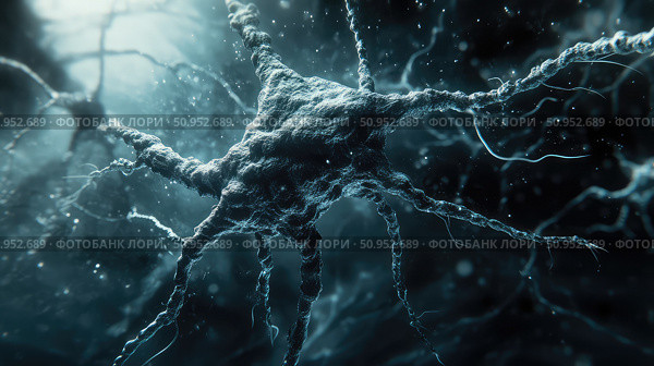 feedback looping neuron ai generated. Стоковое AI-изображение, AI-художник Vectorwin / Фотобанк Лори