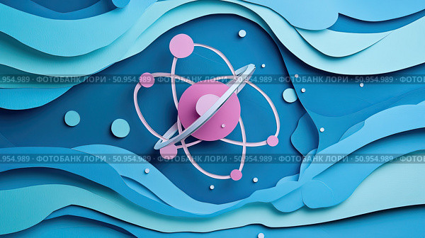 fission disintegrating atom ai generated. Стоковое AI-изображение, AI-художник Vectorwin / Фотобанк Лори