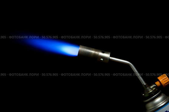 Flame of a gas burner. Стоковое фото, агентство Ingram Publishing / Фотобанк Лори