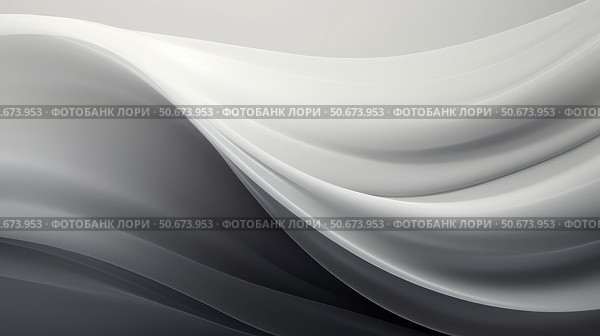 fluidity gray abstract wave ai generated. Стоковое AI-изображение, AI-художник Vectorwin / Фотобанк Лори