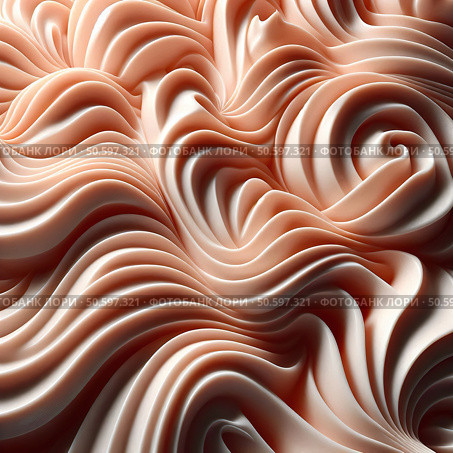 Фон из мороженого. Стоковое AI-изображение, AI-художник Сергей Куров / Фотобанк Лори