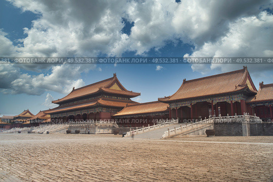 Forbidden City in Beijing. Chinese heritage. Стоковое фото, агентство Ingram Publishing / Фотобанк Лори