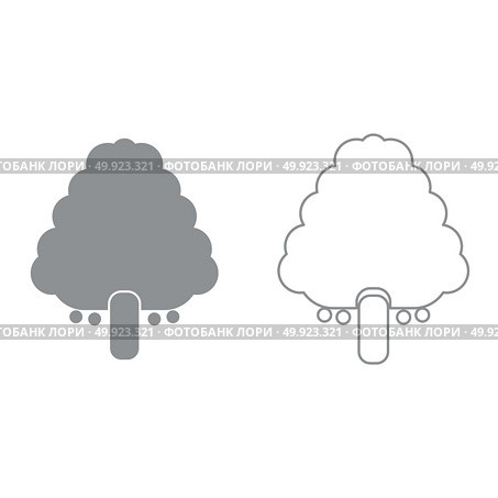 Fruit tree icon . Стоковая иллюстрация, агентство Ingram Publishing / Фотобанк Лори