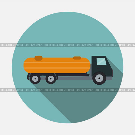 Ftat Truck Vector Illustration EPS10. Ftat Truck Vector Illustration. Стоковая иллюстрация, агентство Ingram Publishing / Фотобанк Лори