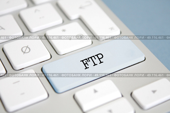 FTP written on a keyboard. Стоковое фото, агентство Ingram Publishing / Фотобанк Лори