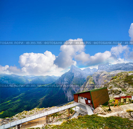 Fuente De mountains in Camaleno Cantabria of Spain. Стоковое фото, агентство Ingram Publishing / Фотобанк Лори