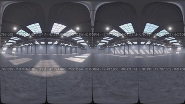 Full spherical hdri panorama 360 degrees of empty exhibition space. backdrop for exhibitions and events. Tile floor. Marketing mock up. 3D render illustration. 4K video. Стоковая анимация, аниматор Николай Евсюков / Фотобанк Лори