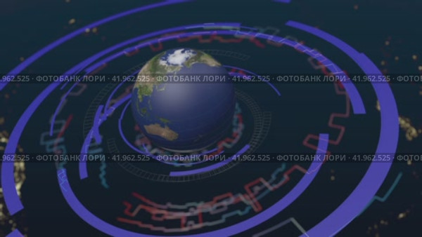 Futuristic Tunnel Animation Experience. Стоковое видео, видеограф Данил Руденко / Фотобанк Лори