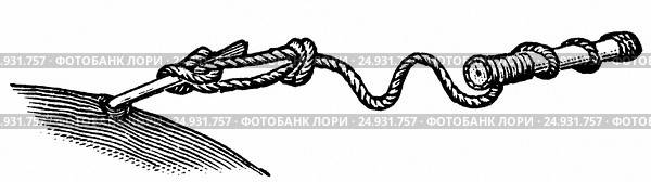 Гарпун для охоты на бегемота племени баротсе. Орудия и техника. Африка. Стоковая иллюстрация, иллюстратор Макаров Алексей / Фотобанк Лори