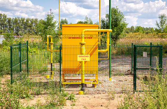 Gas regulatory and distribution point. Стоковое фото, фотограф FotograFF / Фотобанк Лори