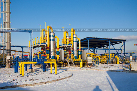 Газораспределительная станция. Стоковое фото, фотограф Донцов Евгений Викторович / Фотобанк Лори