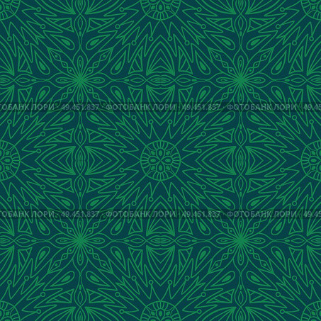 Geometric symmetrical seamless pattern, vector illustration. Стоковая иллюстрация, агентство Ingram Publishing / Фотобанк Лори
